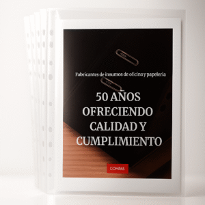 Protectores transparentes de polipropileno con perforaciones para archivo y protección de documentos en carpetas de argollas.