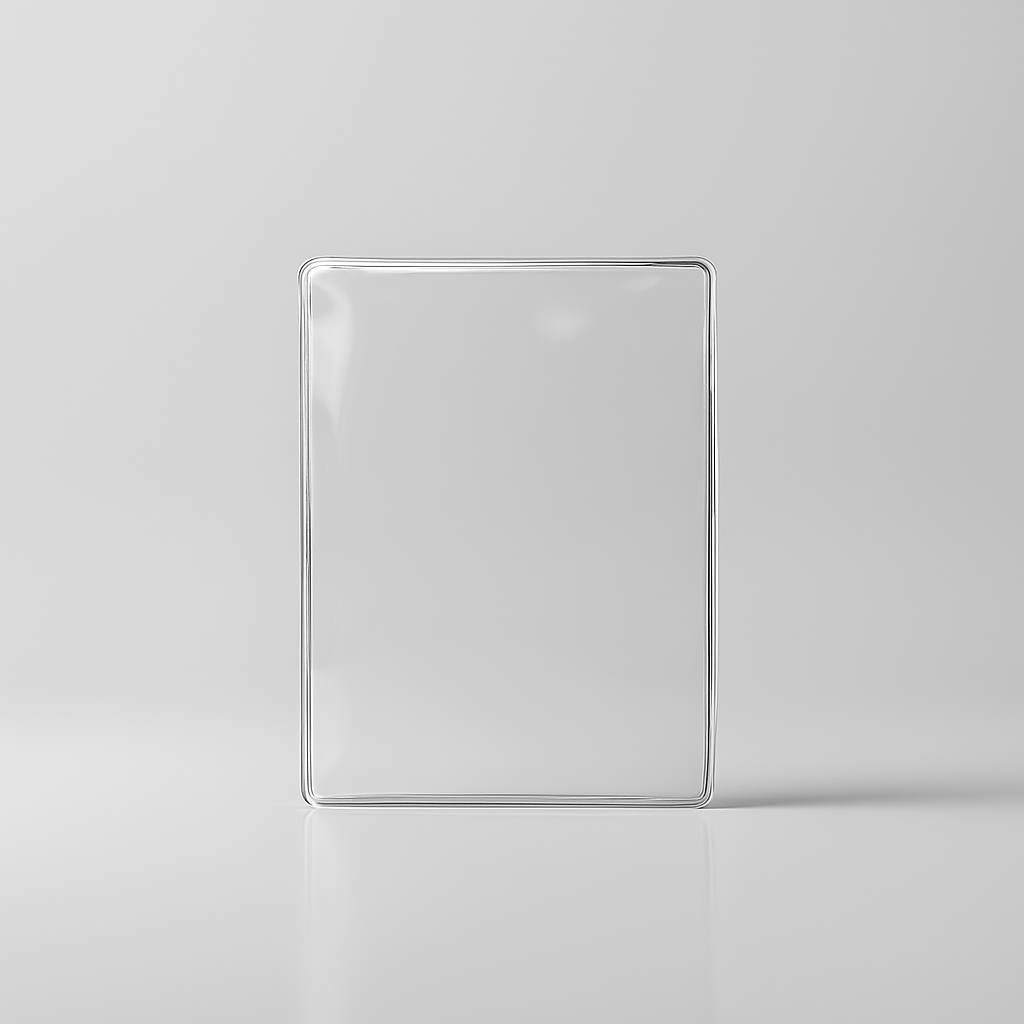 Funda transparente para SOAT y documentos vehiculares fabricada en vinilo flexible para protección y organización.